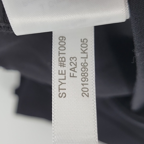 J Crew Factory Pleated trouser in Black size 14 NWT BT009 - Picture 9 of 10